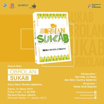 E-poster bedah buku Obrolan Sukab 