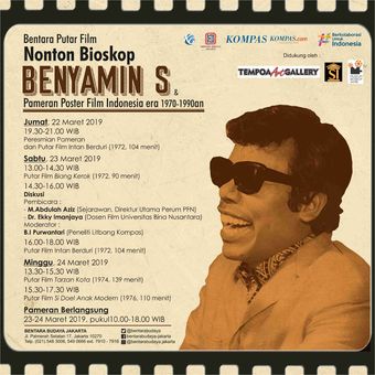 E-poster Nonton Bioskop Benyamin S