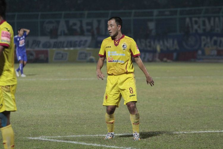 Gelandang Sriwijaya FC, Yuu Hyun Koo.