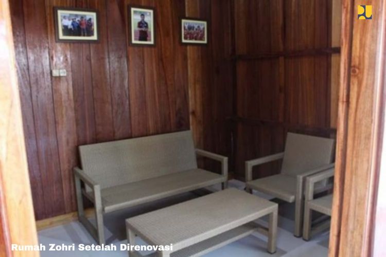 Rumah lama Zohri yang telah direnovasi