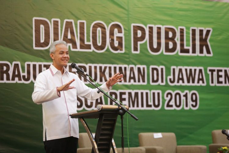 Gubernur Jawa Tengah Ganjar Pranowo memberikan pernyataan terkait kerusuhan 21-22 Mei di DKI Jakarta.