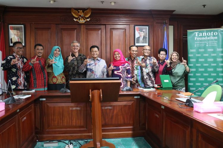 Hamid Muhammad, Dirjen Dikdasmen Kemendikbud pada acara Sharing Best Practice Program Pintar yang di Jakarta (28/5/2019). 
