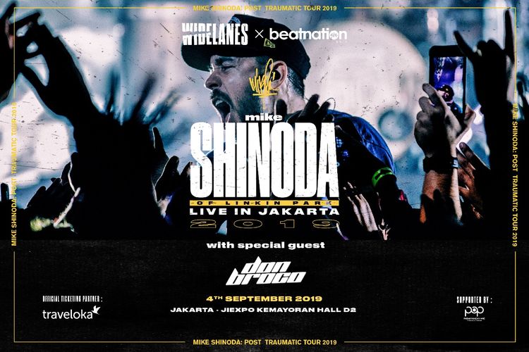 Mike Shinoda, rapper dan pemain keyboard Linkin Park, akan menggelar konser di Jakarta pada 4 September 2019.