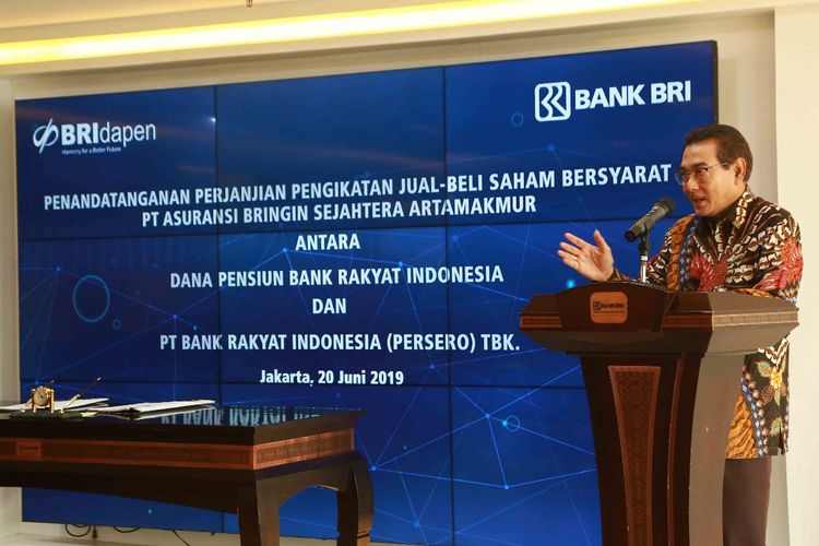 Direktur Utama Bank BRI Suprajanto memaparkan bahwa proses akuisisi Bank BRI terhadap PT Bringin Sejahtera Artha Makmur (BRINS) sudah mencapai Conditional Sales and Purchase Agreement (CSPA) alias Perjanjian Pengikatan Jual Beli Bersyarat (PPJB).