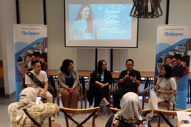 Quipper Indonesia memperkenalkan Gita Gutawa sebagai salah satu Super Teacher yang akan mengajar Bahasa Indonesia dalam platform video edukatif.
