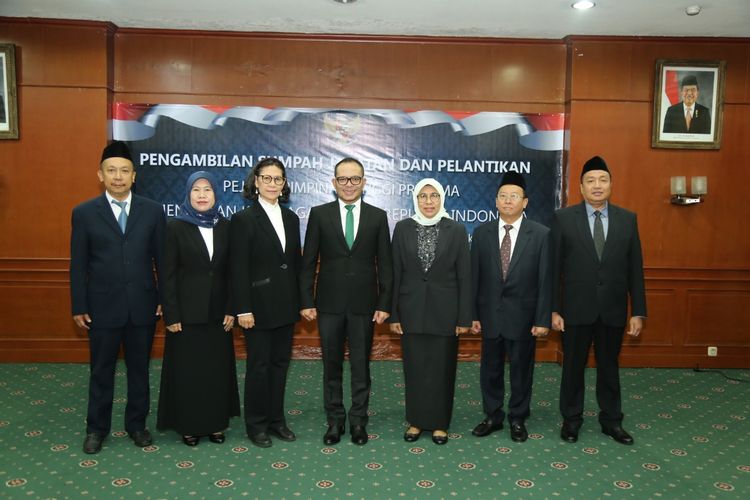 Kementerian Ketenagakerjaan (Kemnaker) merotasi enam pejabat tinggi pratama, Senin (5/8/2019).