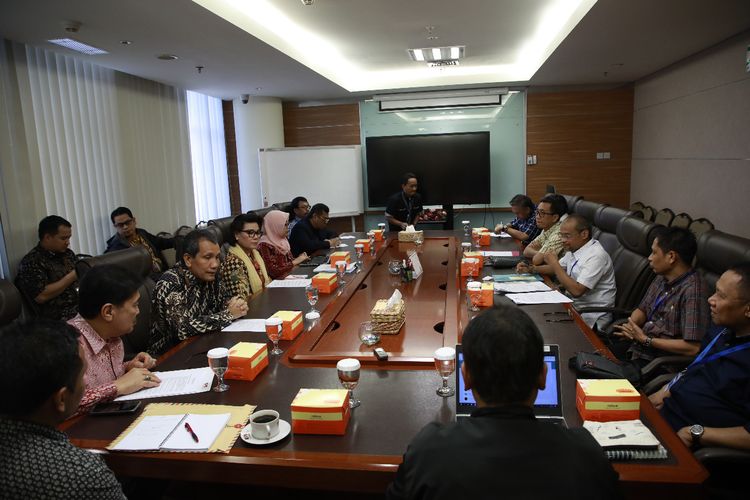 Panitia khusus hak angket DPRD Sulawesi Selatan mendatangi Komisi Pemberantasan Korupsi (KPK), Kamis (8/8/2019). 