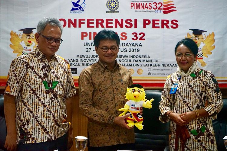 Sebanyak 1.614 ilmuwan muda akan berpartisipasi dalam Pekan Ilmiah Mahasiswa Nasional (PIMNAS) ke-32 tahun 2019 yang akan diselenggarakan 27-31 Agustus 2019 di Universitas Udayana, Kampus Unud Bukit Jimbaran, Bali.
