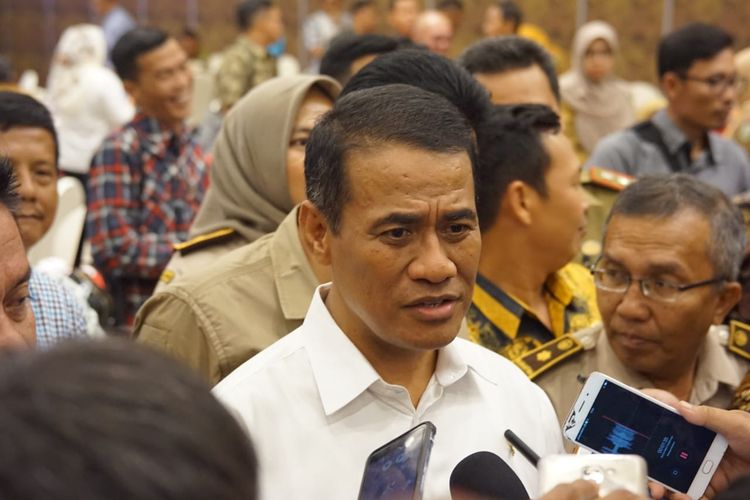 Menteri Pertanian Andi Amran Sulaiman ingin jadikan Sumatera Selatan sebagai lumbung padi nasional.