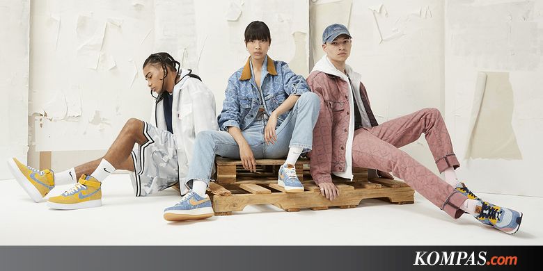 Kolaborasi Nike x Levi's Sediakan Fitur Custom Sneakers