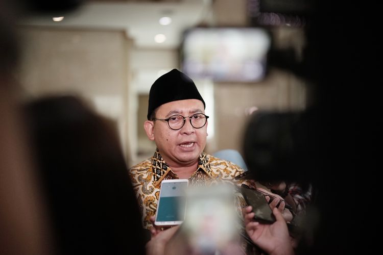 Wakil Ketua Umum Partai Gerindra Fadli Zon di Kompleks Parlemen, Senayan, Jakarta, Selasa (11/6/2019).