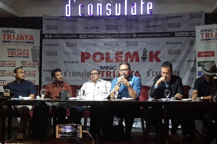 Diskusi bertajuk Sidang MK dan Kita di kawasan Menteng, Jakarta Pusat, Sabtu (22/6/2019).