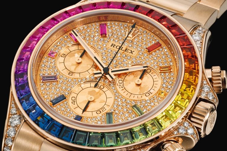 2018 Rolex Daytona Rainbow Everose 116595RBOW