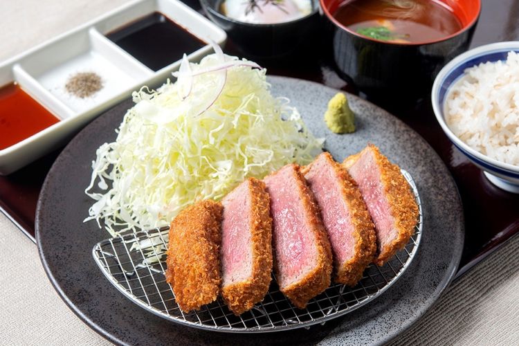 Set menu Beef Tenderloin Katsu Kyotama 