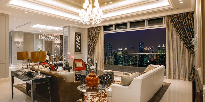 Living Room Raffles Residence Jakarta