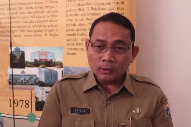 Kepala Dinas Perumahan Rakyat dan Kawasan Permukiman DKI Jakarta Arifin 