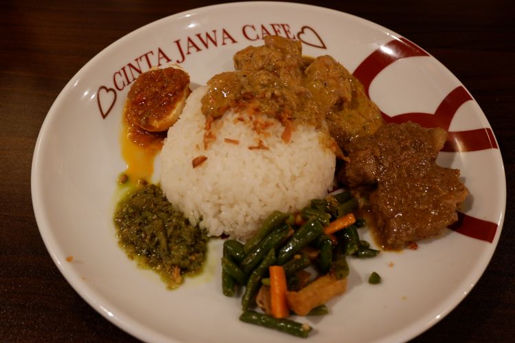 Nasi campur padang