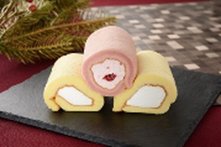 Bolu Gulung Shokkan Mochi Mini Kouhaku.