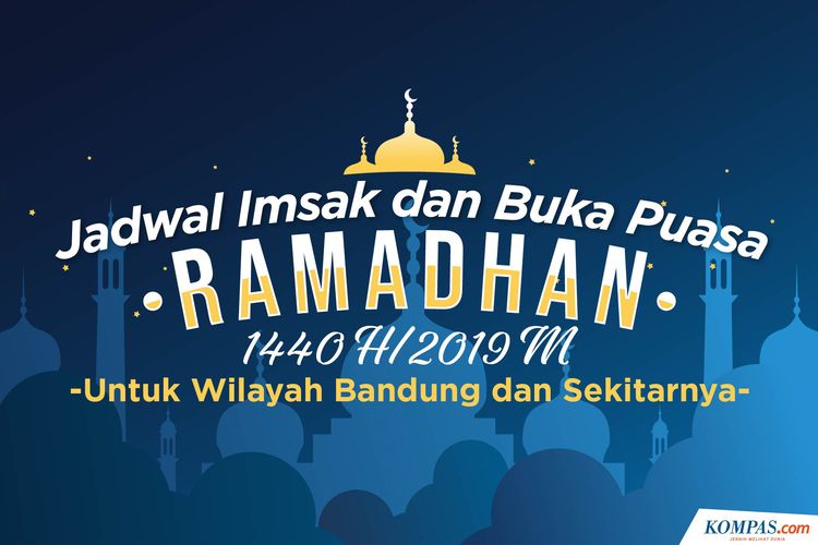 Jadwal Imsak dan Maghrib Ramadhan 2019 Wilayah Bandung dan Sekitarnya