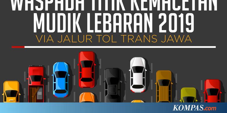 INFOGRAFIK: Waspadai Titik Kemacetan Mudik Lebaran di Tol Trans Jawa
