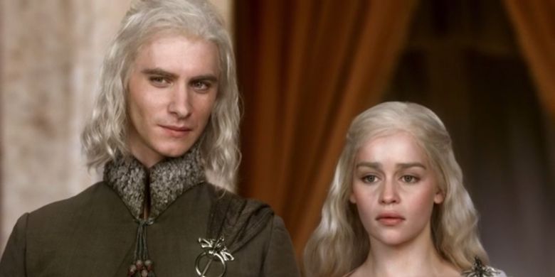 Viserys dan Daenerys Targaryen, karakter dalam serial Game of Thrones