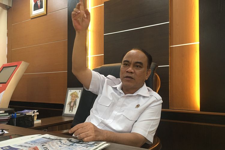 Wakil Menteri Desa, Pembangunan Daerah Tertinggal, dan Transmigrasi (PDTT), Budi Arie Setiadi. Gambar diambil di kantor Kementerian Desa PDTT, Rabu (2/12/2020)