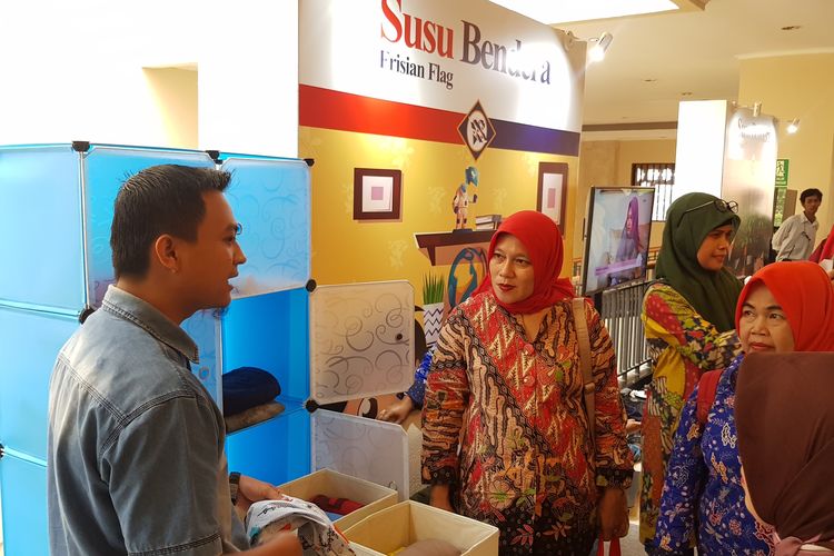 Co-founder Komunitas Gemar Rapi Aang Hudaya saat acara peluncuran Susu Bendera dan Gerakan Ibu #SekarangSemuaBisa dari Frisian Flag Indonesia, Jakarta, Senin (29/4/2019).
