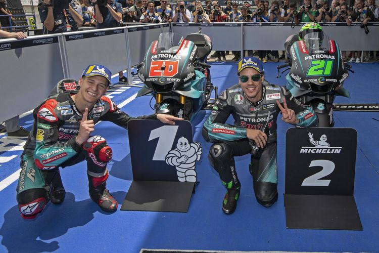 Tim satelit Yamaha meraih hasil terbaik di kualifikasi GP Jerez 2019.