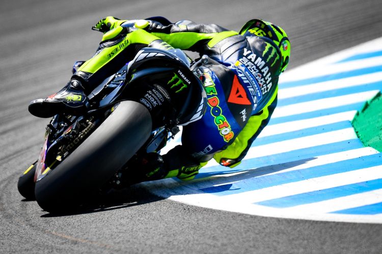 Valentino Rossi tercecer ke belakang dan akan start dari posisi ke-13 di Jerez, Spanyol.