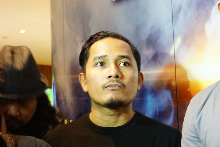 Artis peran Tanta Ginting dalam special screening film Police Evo di XXI Senayan City, Jakarta Pusat, Senin (15/4/2019).