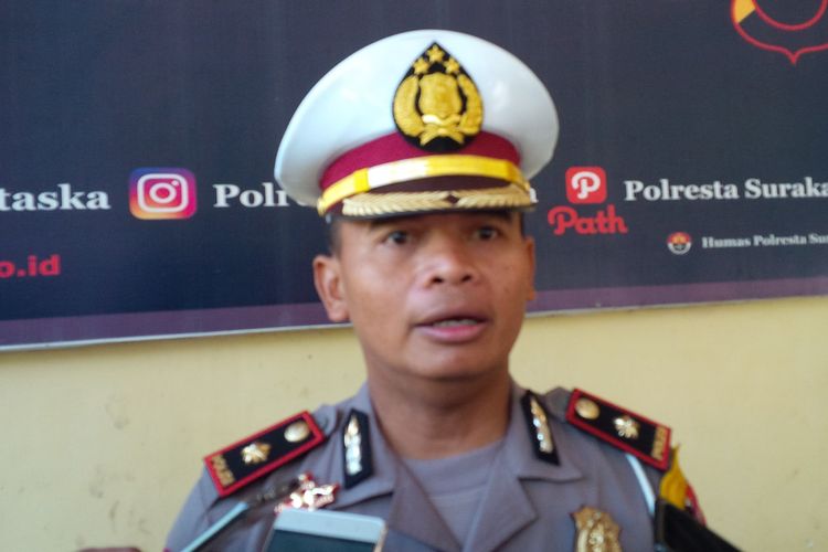 Kasatlantas Polresta Surakarta Kompol Busroni di Solo, Jawa Tengah, Selasa (28/5/2019).