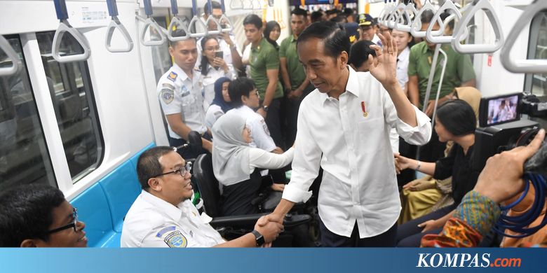 Jokowi Ajak Erick Tohir dan Wishnutama Naik MRT