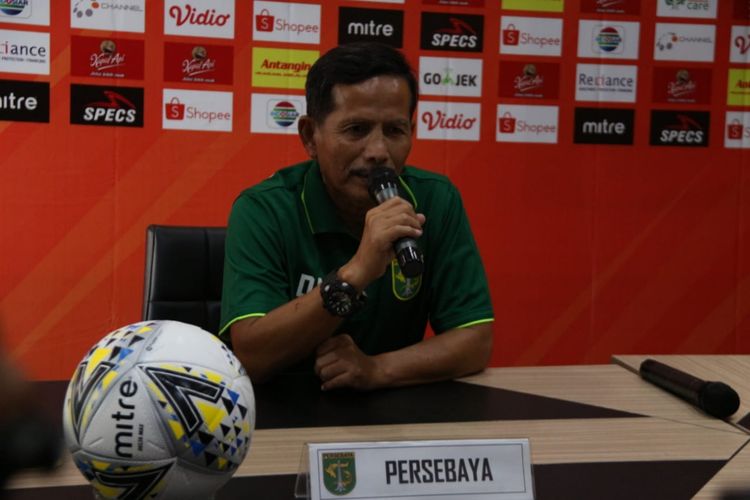 Pelatih Persebaya Surabaya, Djadjang Nurdjaman.
