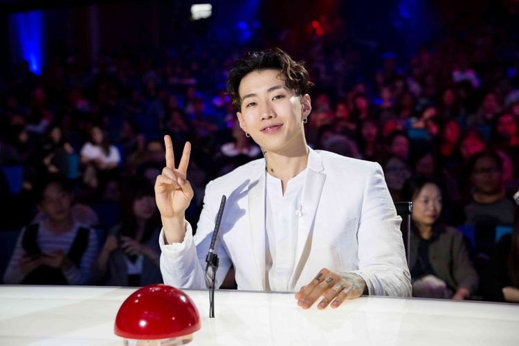 Rapper Jay Park menjadi juri babak grand final Asia Got Talent season 3 di Marina Bay Sands, SIngapura, Kamis (4/4/2019) waktu setempat. Dok. AXN