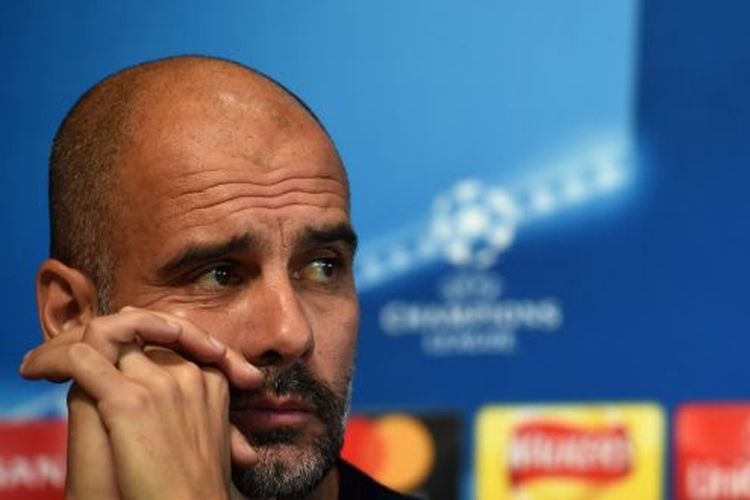 Pep Guardiola masih belum bisa membawa kejayaan bagi Manchester City di ajang Liga Champions, Sabtu (20/4/2019)