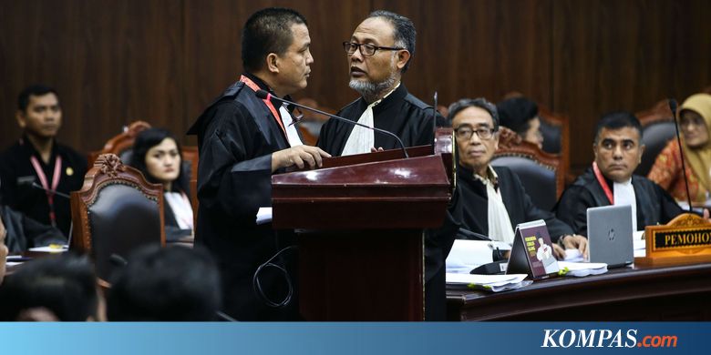 Tim Hukum Minta MK Nyatakan Suara Prabowo-Sandiaga 52 Persen, Jokowi-Ma'ruf 48 Persen - Kompas.com - KOMPAS.com