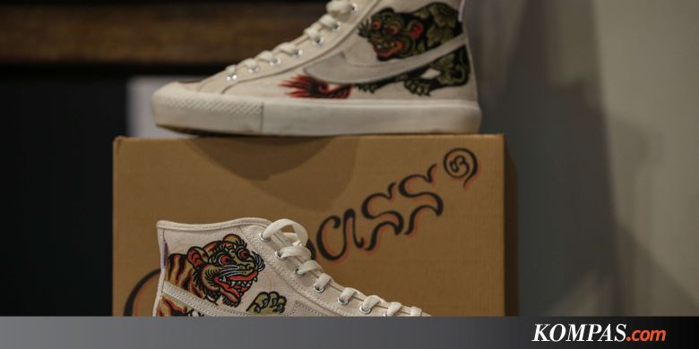 Intip Custom Sepatu  Compass  ala Dua Seniman Tato Kenamaan