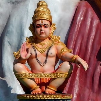 Patung Dewa Ayyappa. (Shutterstock)