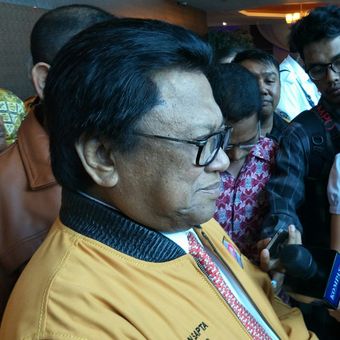 Ketua Umum Partai Hanura Oesman Sapta Odang (Oso) ketika ditemui di hotel Manhattan, Jakarta, Rabu (17/1/2018).