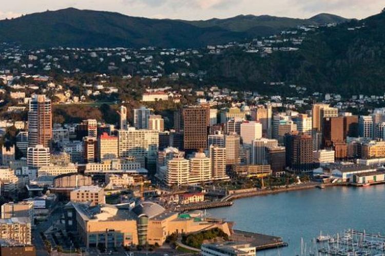 Ibu kota Selandia Baru, Wellington.