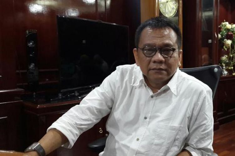 Wakil Ketua DPRD DKI Muhammad Taufik di ruangannya, lantai 9 Gedung DPRD, Jalan Kebon Sirih, Jakarta Pusat.