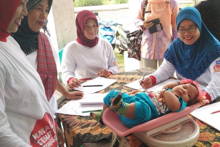 Kegiatan Posyandu di wilayah Ogan Komering Ilir, salah satu langkah pencegahan stunting.