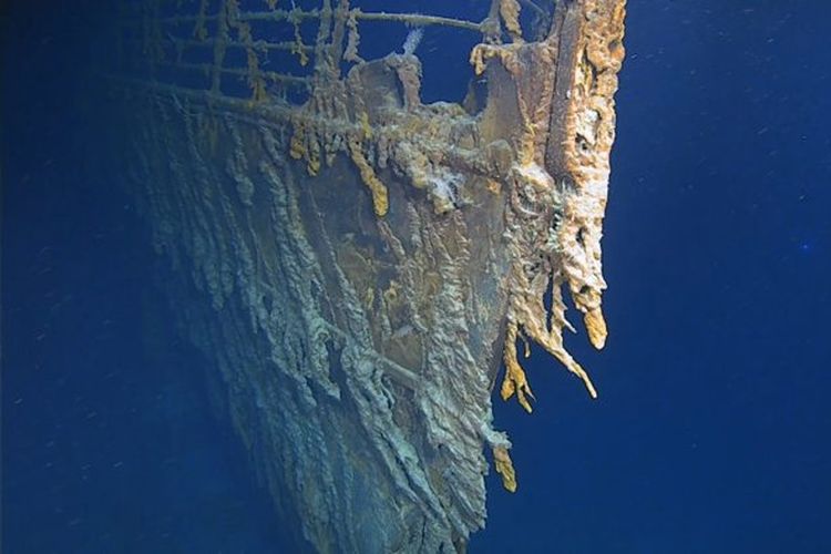 Penampakan terkini Titanic, hampir habis dilahap bakteri pemakan logam.