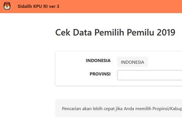 Bidik layar https://sidalih3.kpu.go.id