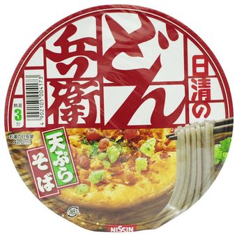 Nissin Donbei Tempura Soba dari Nissin Foods.