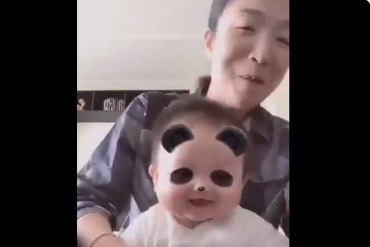 Screen shoot video panda bersin