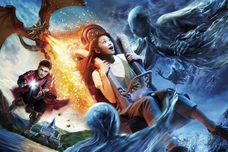 Harry Potter dan the Forbidden Journey versi lengkap.
