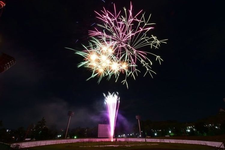 Festival kembang api Hachioji Hanabi Taikai pada 2019