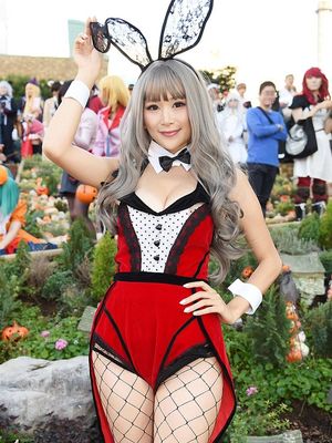 Peserta Ikebukuro Halloween Cosplay Festival tahun lalu.