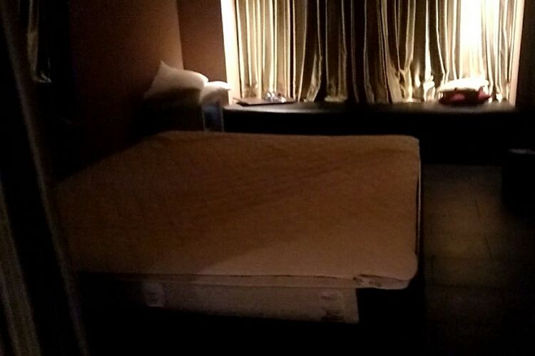 Salah satu kamar yang ada di Spa Room lantai 7 Hotel Alexis, Pademangan, Jakarta Utara.